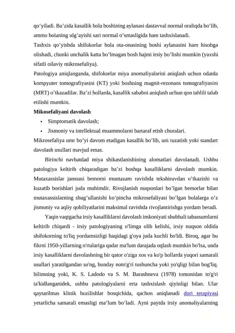 Mikrosefaliyaning Kelib Chiqish Sabablari va Asoratlari 3