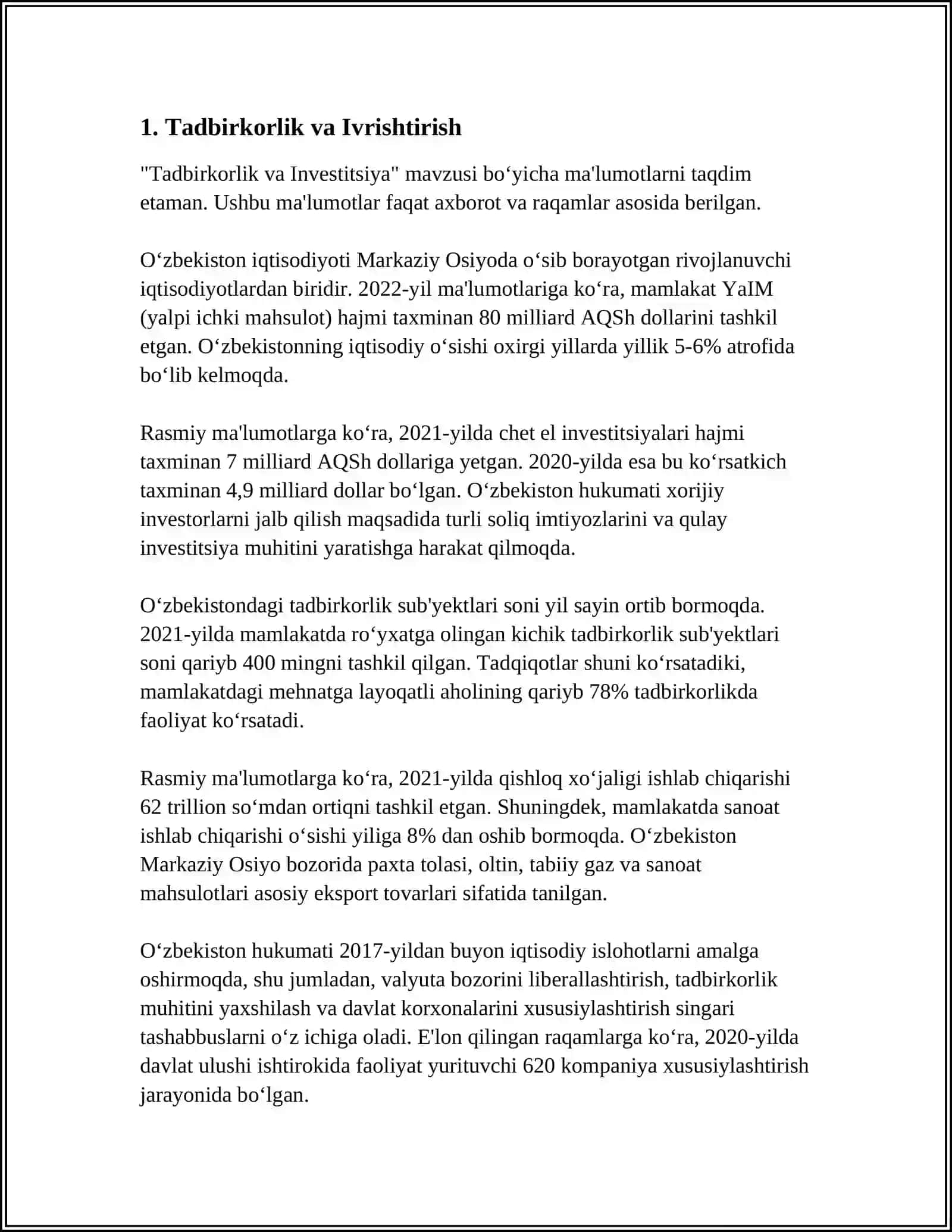 OPERATSION OMILLARNING ASOSIY TOIFALARI 3