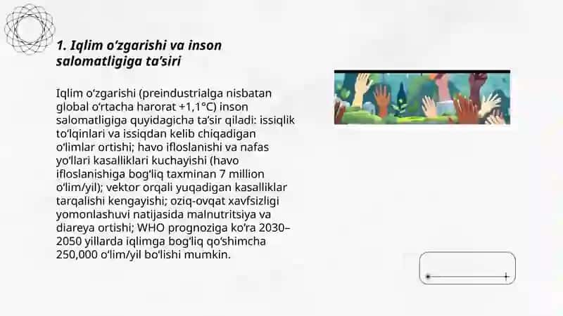 Iqlim o‘zgarishi va inson salomatligiga ta’siri 3