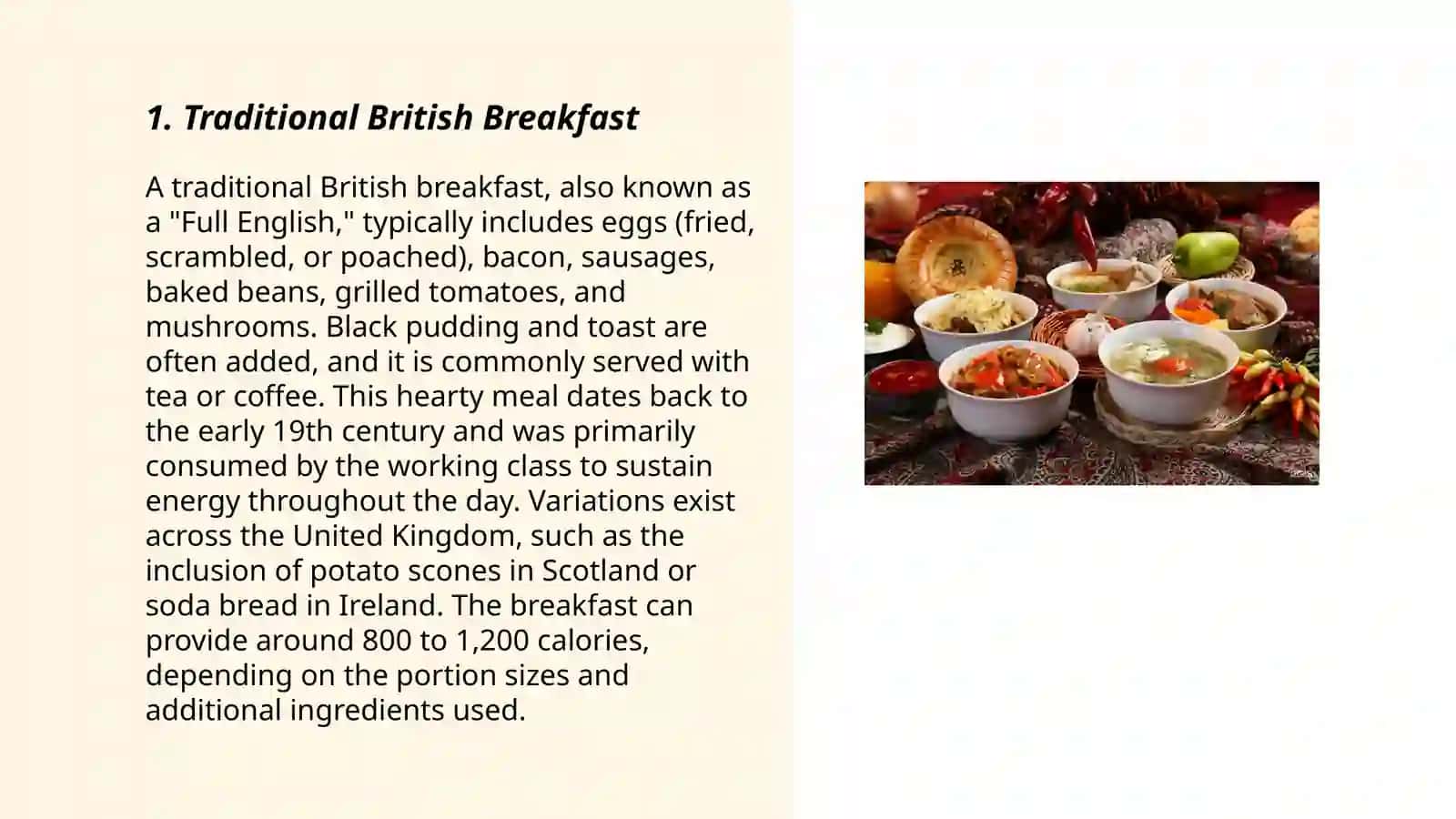 Traditional British Breakfast 3