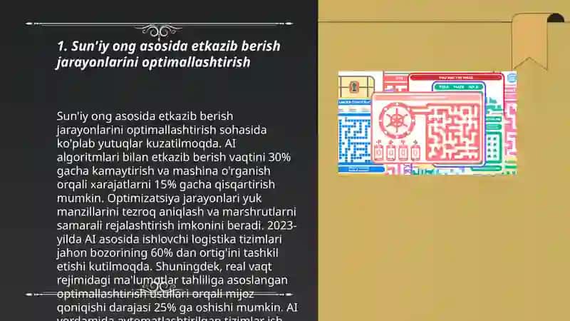 Kichik biznes va servis, yetkazib berish sohalarida AI 3