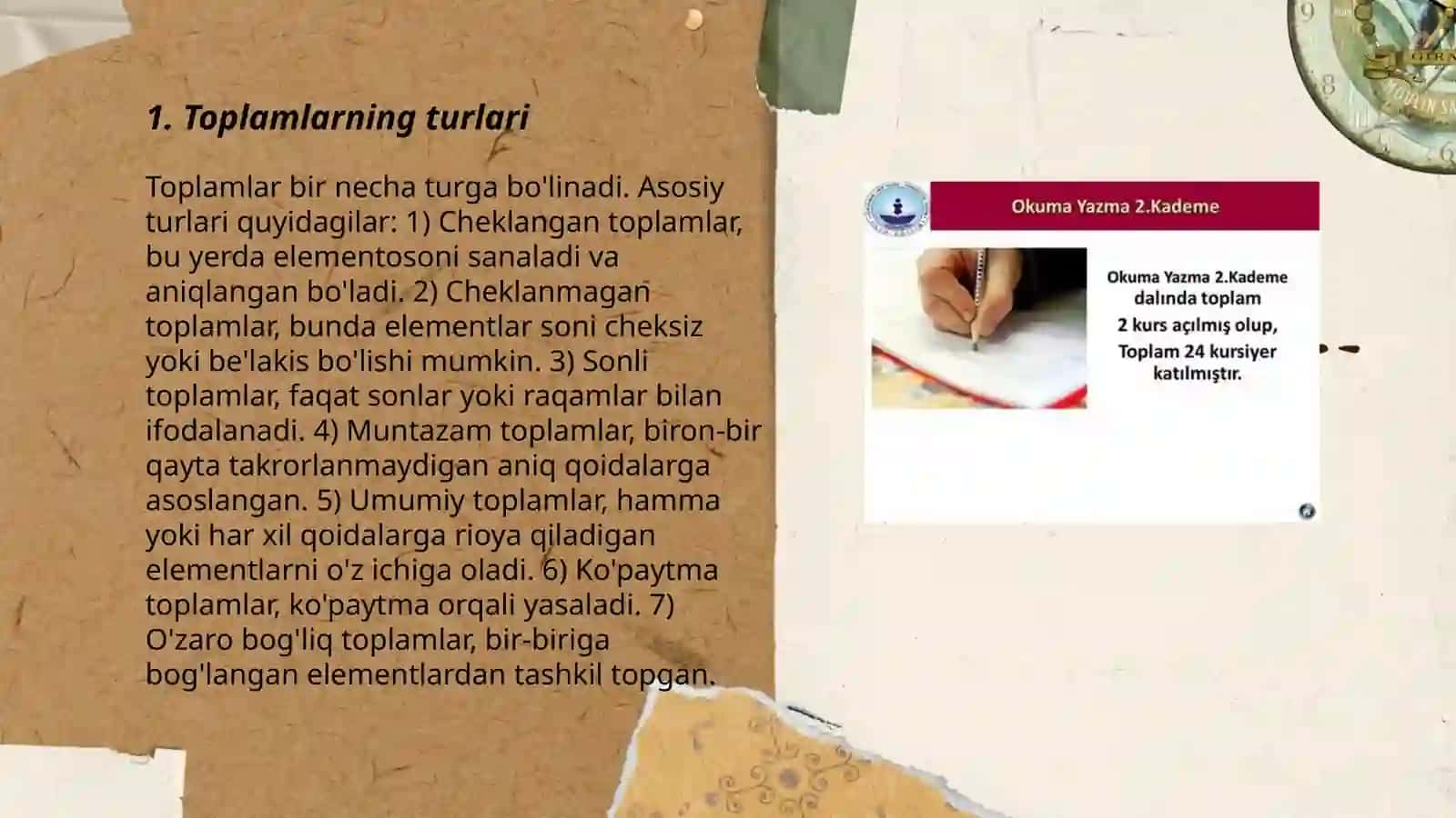 Toplam toplamning qismi 3