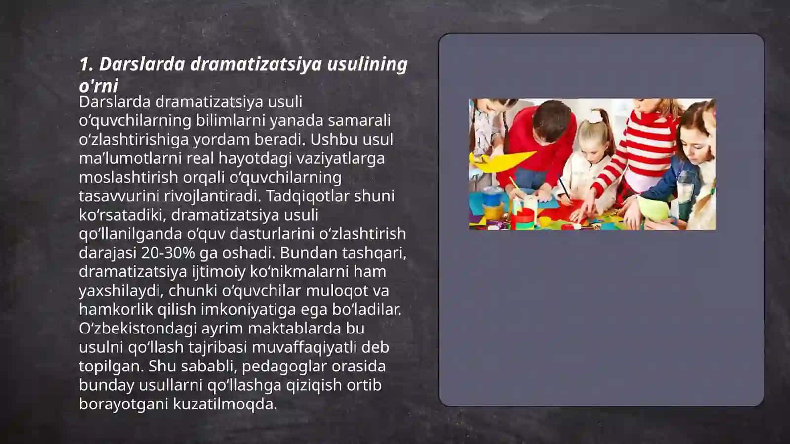 Maktabgacha yoshdagi bolalarning chet tillarini o'rganishda drammatizatsiya usulidan foydalanish 3