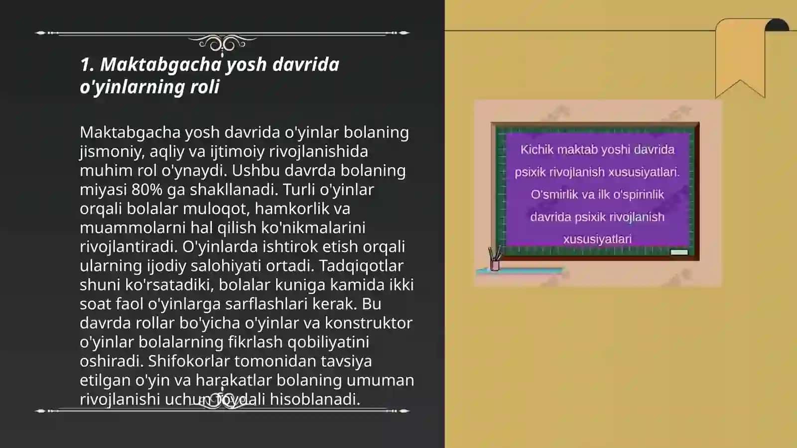 Maktabgacha yosh davrida psixik rivojlanish 3