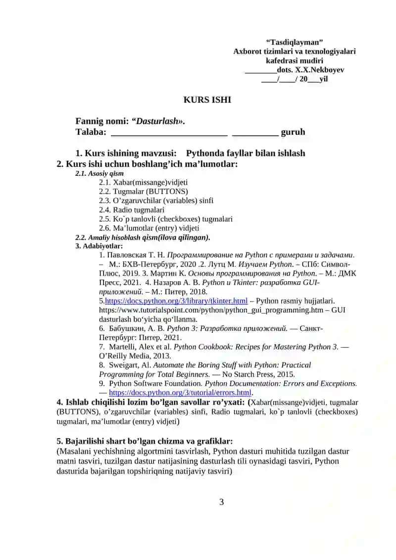 Pythonda Tikenter modulidan foydalanish 3