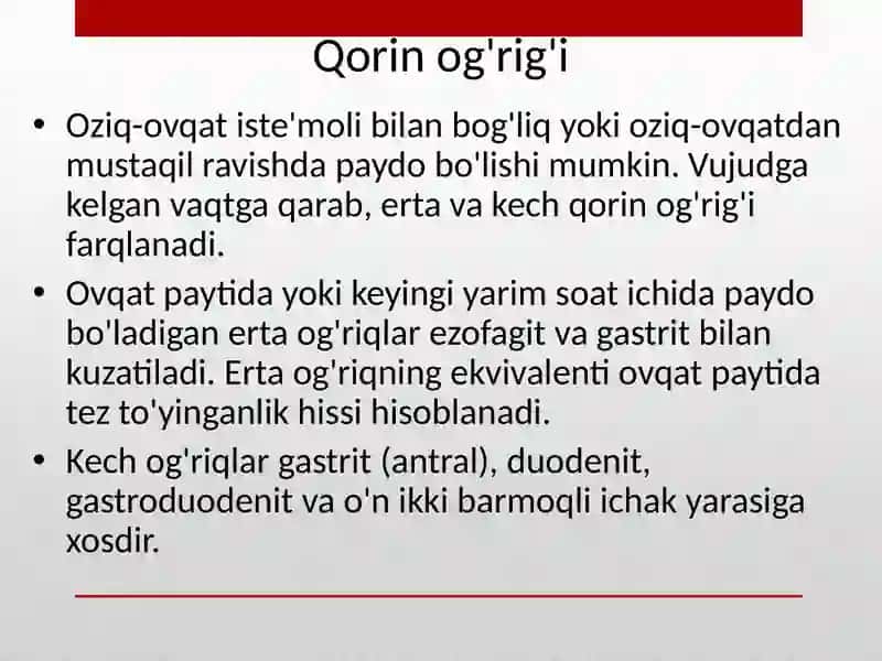 Bolalarda uchraydigan hazm tizimi kasalliklari semiotikasi 3