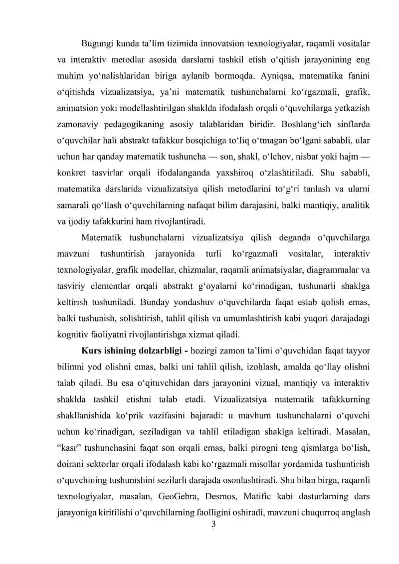 Matematik tushunchalarni tushunishda vizual o'qitish 3