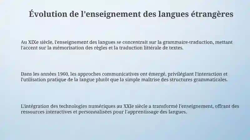 L'enseignement des langues étrangères 3