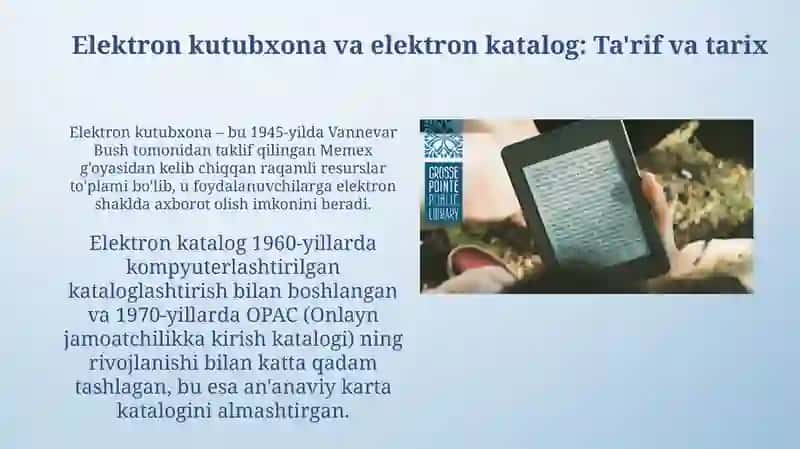 Elektron kutubxona va elektron katalog 3