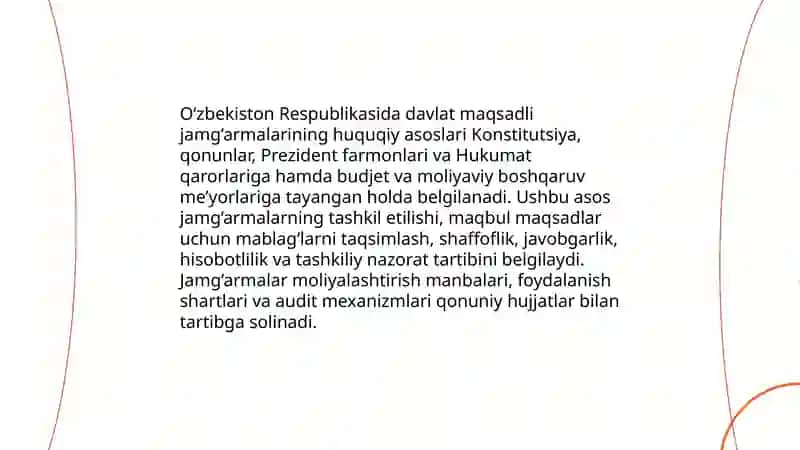 O‘zbekiston Respublikasida davlat maqsadli jamg‘armalarini boshqarish 3