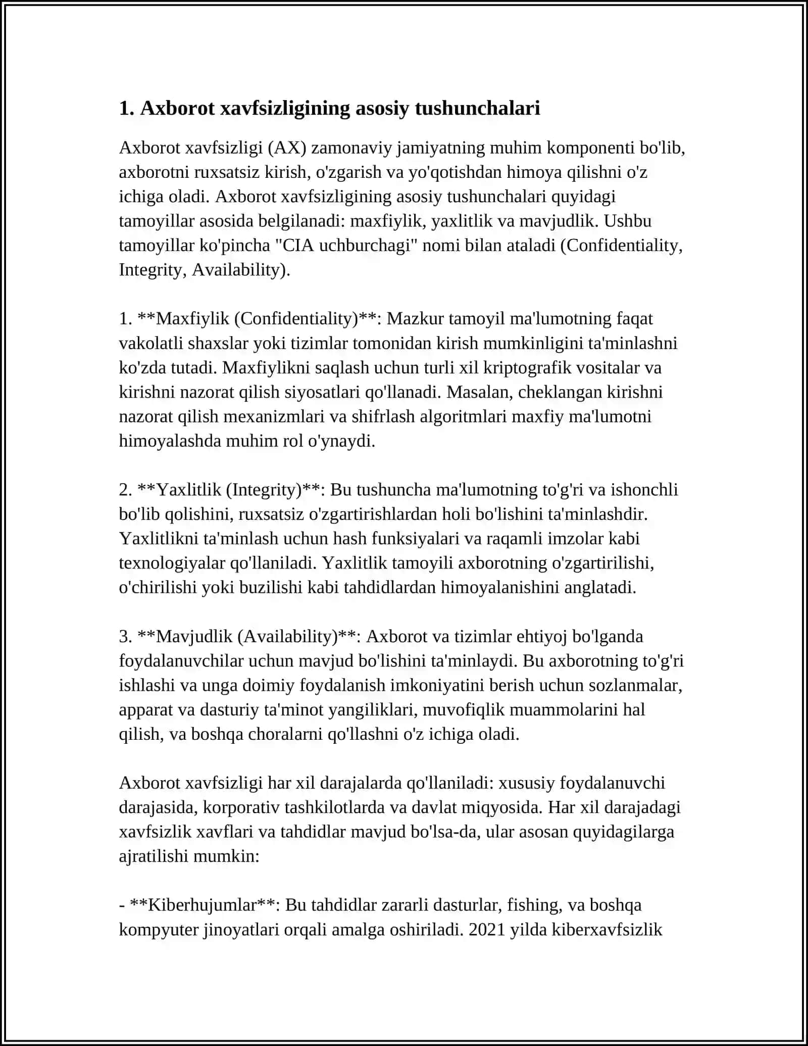 AXBAROT XAVSIZLIGI 3