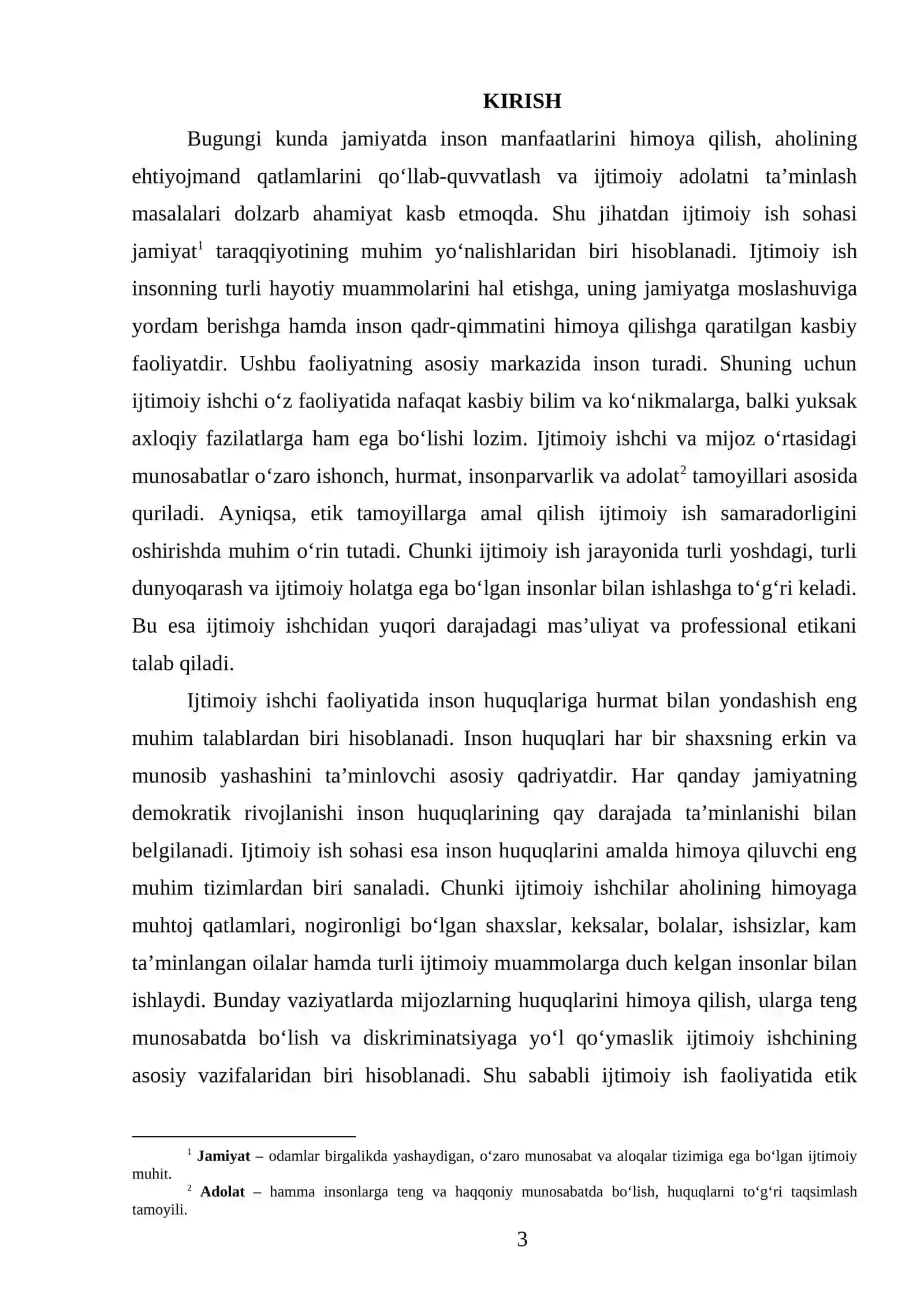 Ijtimoiy ishchi va mijoz munosabatlarida etik tamoyillar va inson huquqlari 3