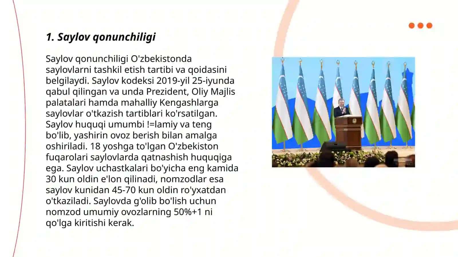 Saylov qonunchiligi 3