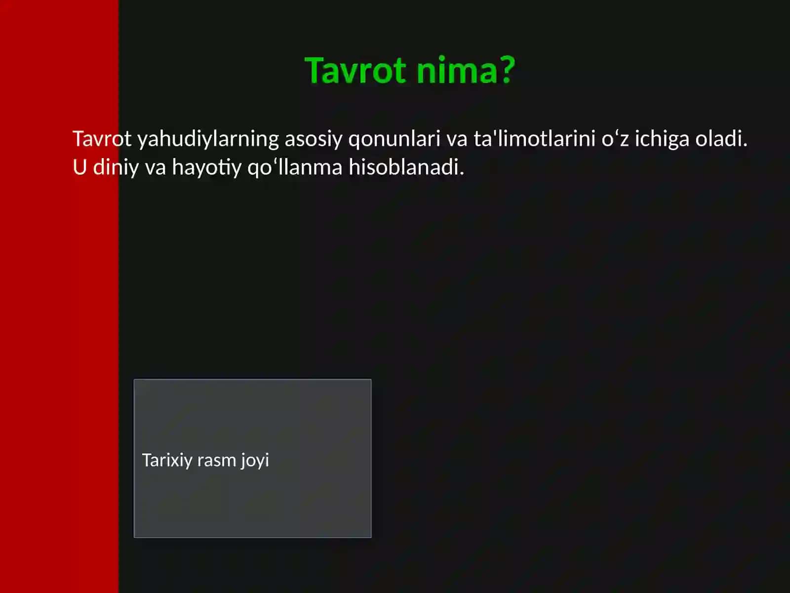 Yahudiylar diniy kitobi 3
