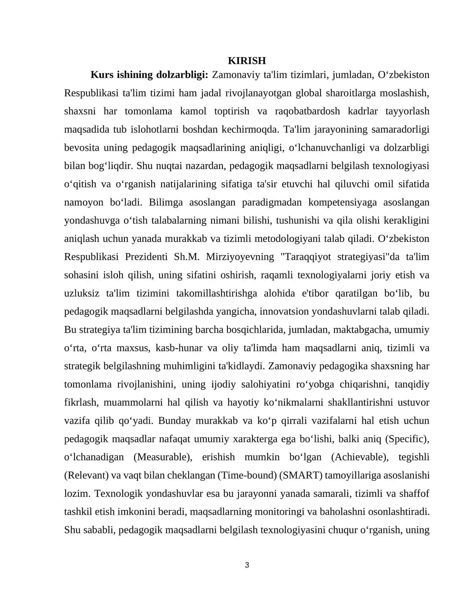 PEDAGOGIK MAQSADLARNI BELGILASH TEXNOLOGIYASI 3