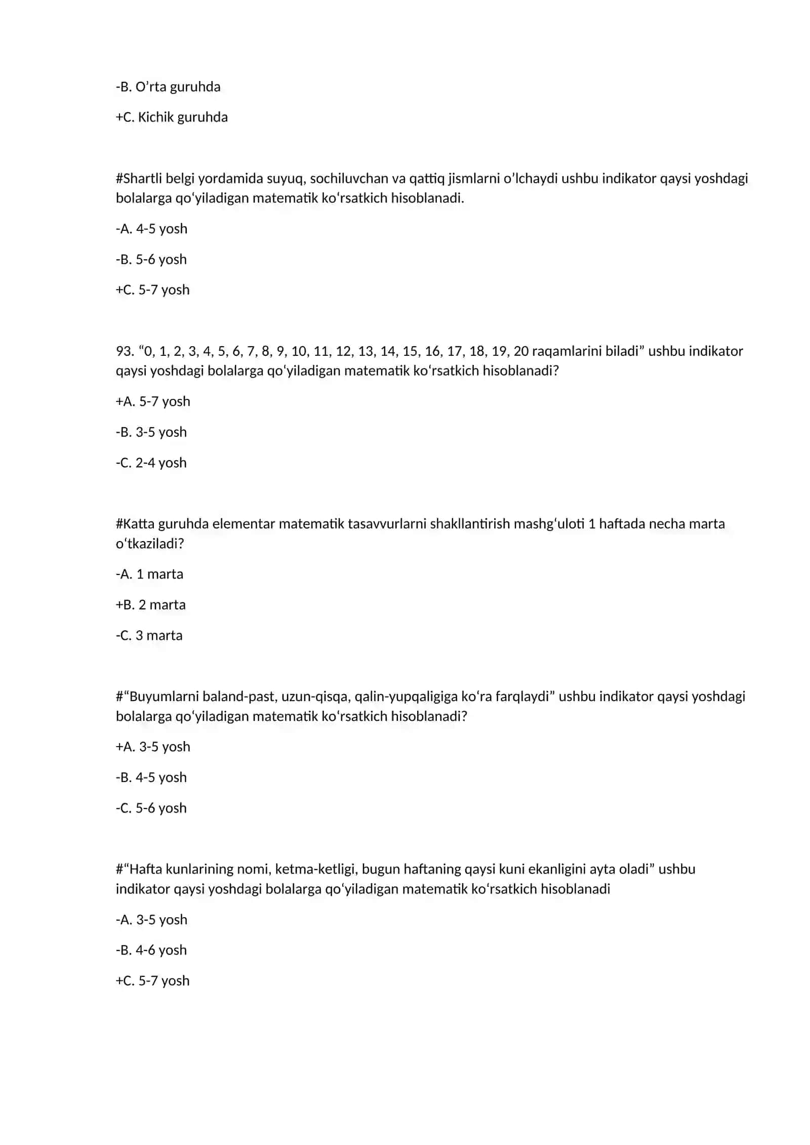 Matematik tasavvurlarni shakllantirish nazariasi va metodikasi 3