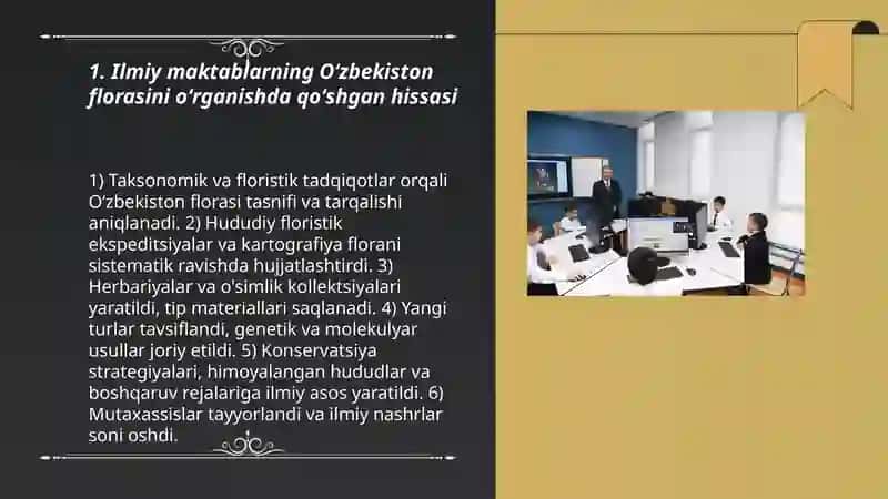 Ilmiy maktablar va ularning Oʻzbekiston tabiatini oʻrganishda qoʻshgan hissasi 3