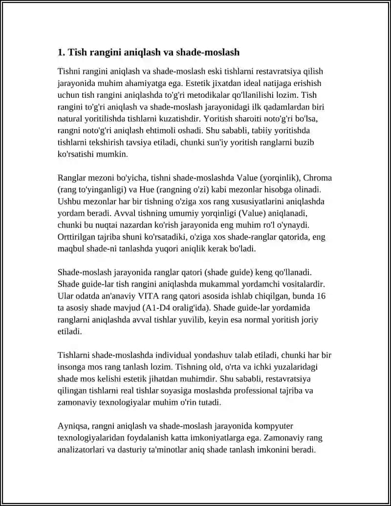 OLD TISHLARNI RESTAVRATSIYA QILISHNING ESTETIK JIXATLARI 3