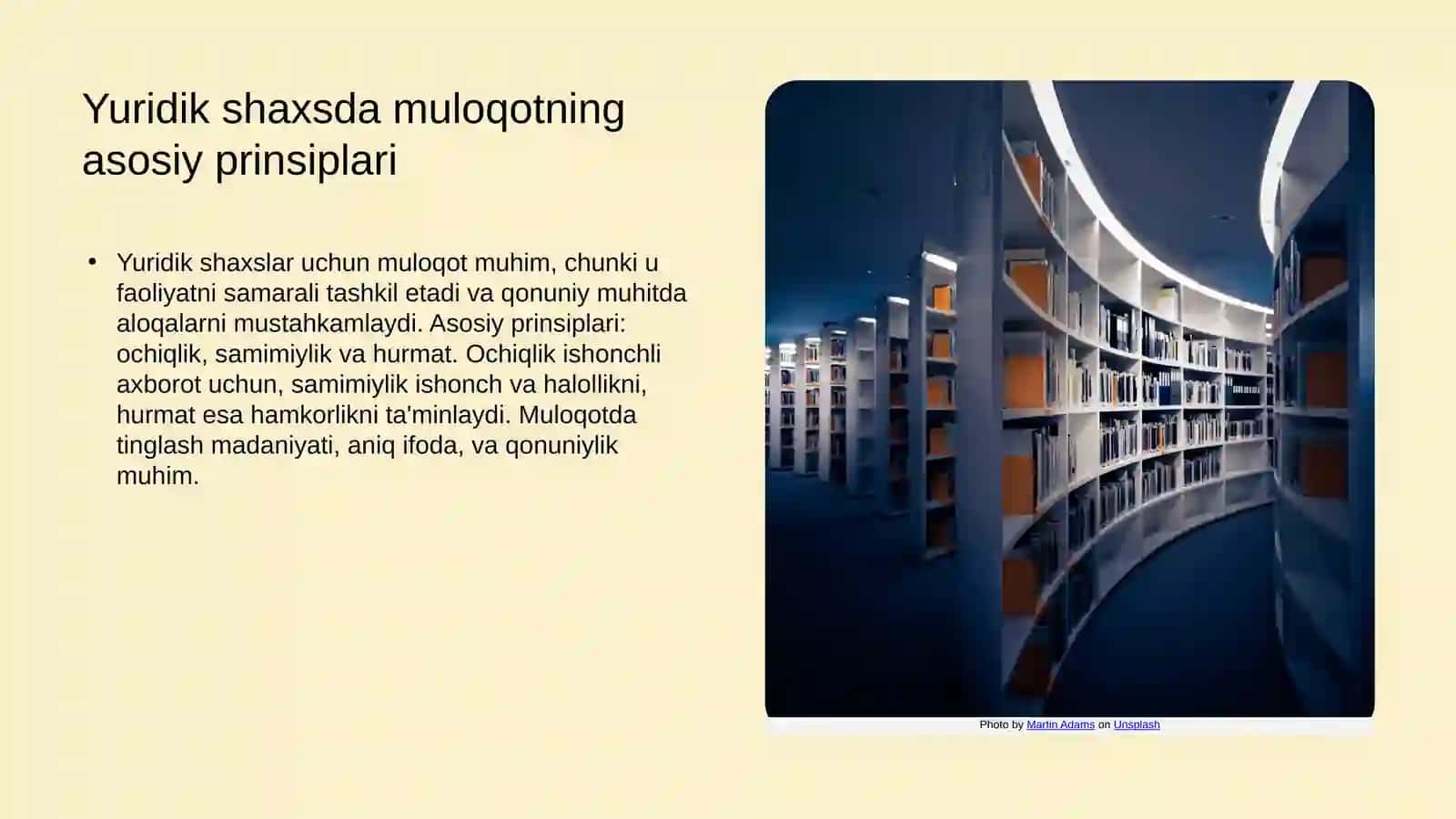 Yuridik shaxsning kasbiy faoliyatida muloqot 3