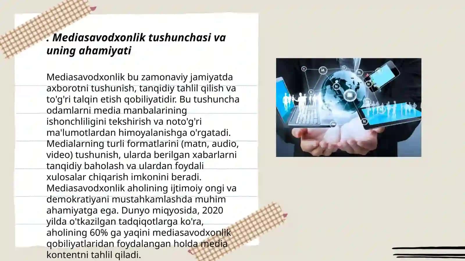 Mediasavodxonlik va axborot madaniyati fanining predmeti hamda uning tarixiy evolyutsiyasi 3