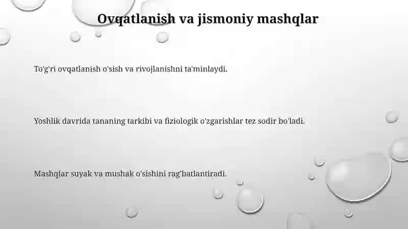 Yoshlikdagi Fiziologik Rivojlanish 3