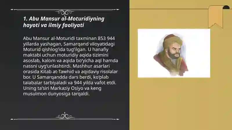 Abu Mansur al-Moturidiy 3