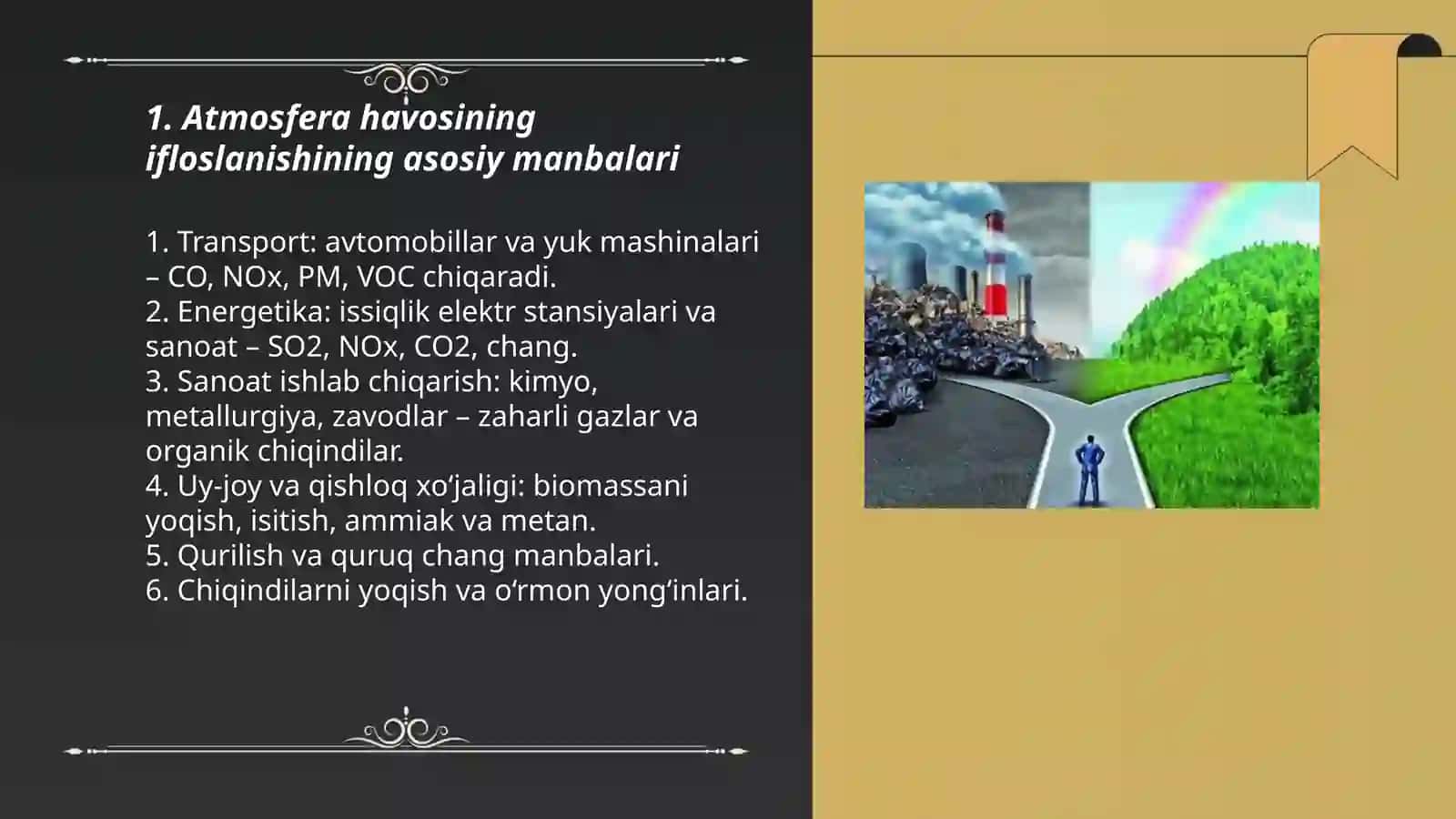 Inson faoliyatining tabiatga ta'siri va tabiatning javobi 3