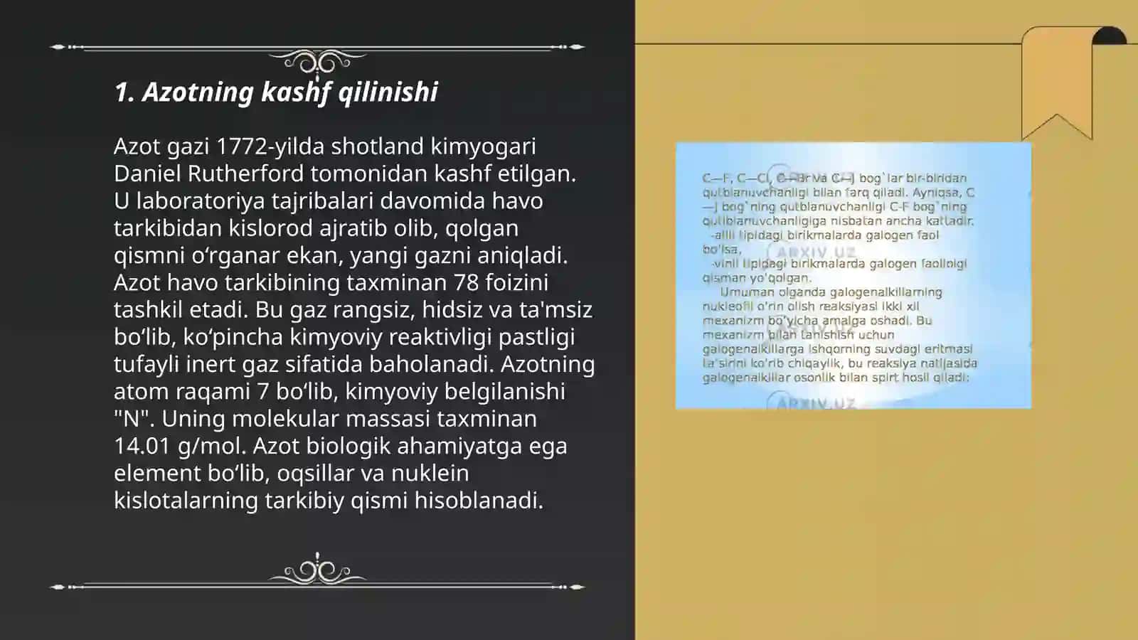 Azot va uning birikmalari 3