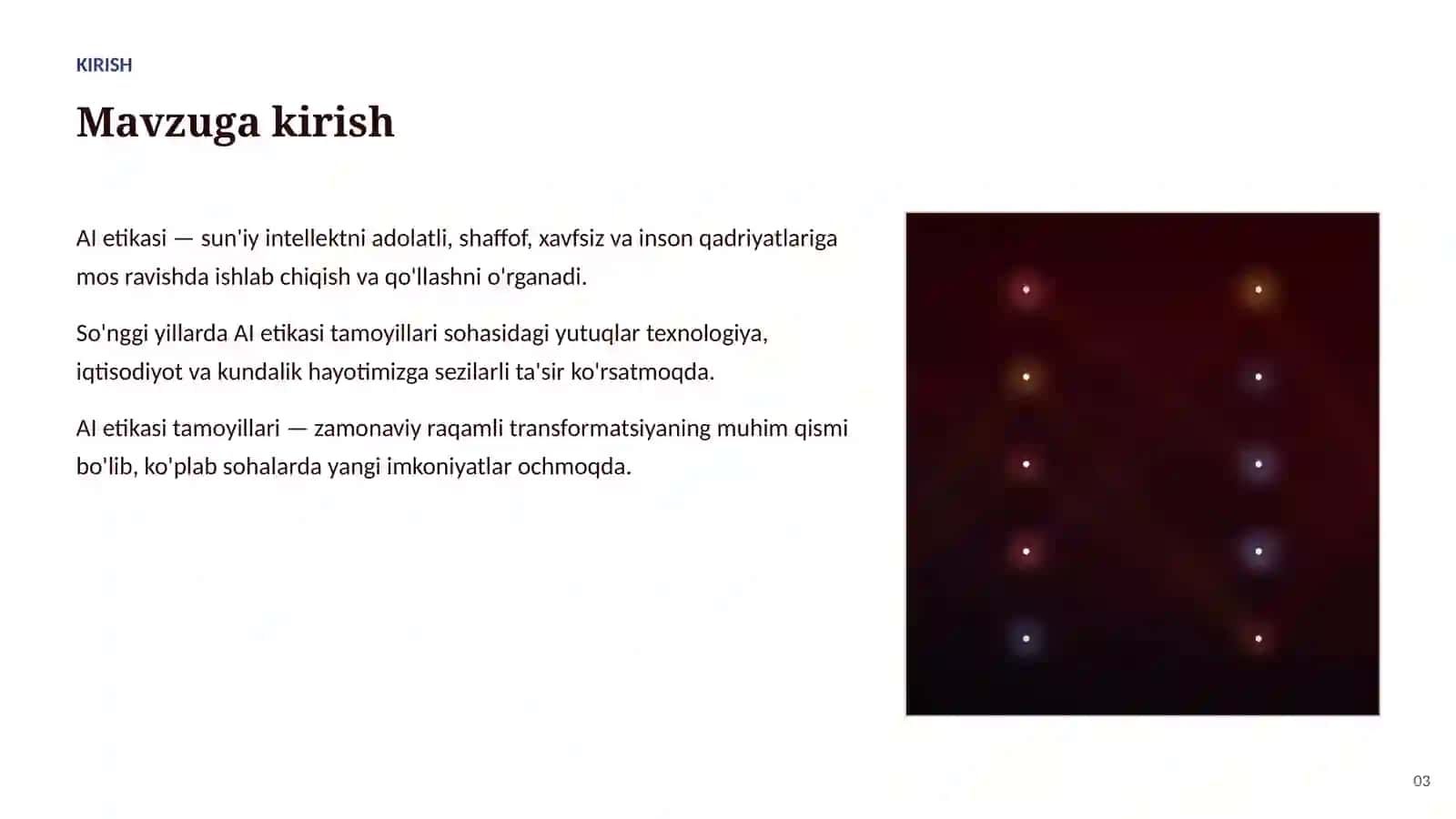 AI etikasi tamoyillari: asoslari va qo'llanilishi 3