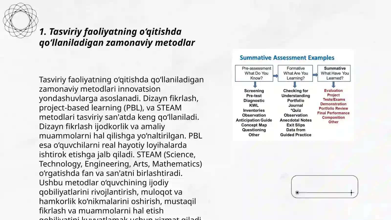 Tasviriy faoyilatga órgatishning metod va usular 3