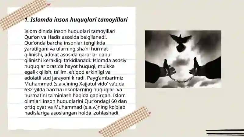 Islomda inson huquqlari tamoyillari 3