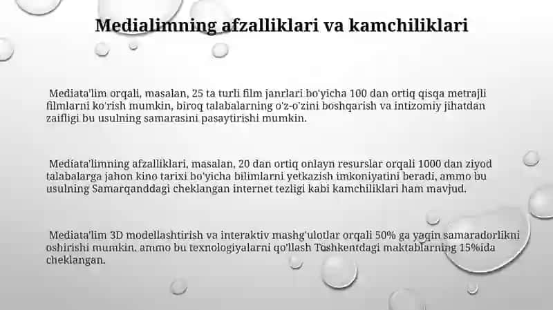 Mediata'limning kino ta'limi sifatida paydo bo'lishi 3