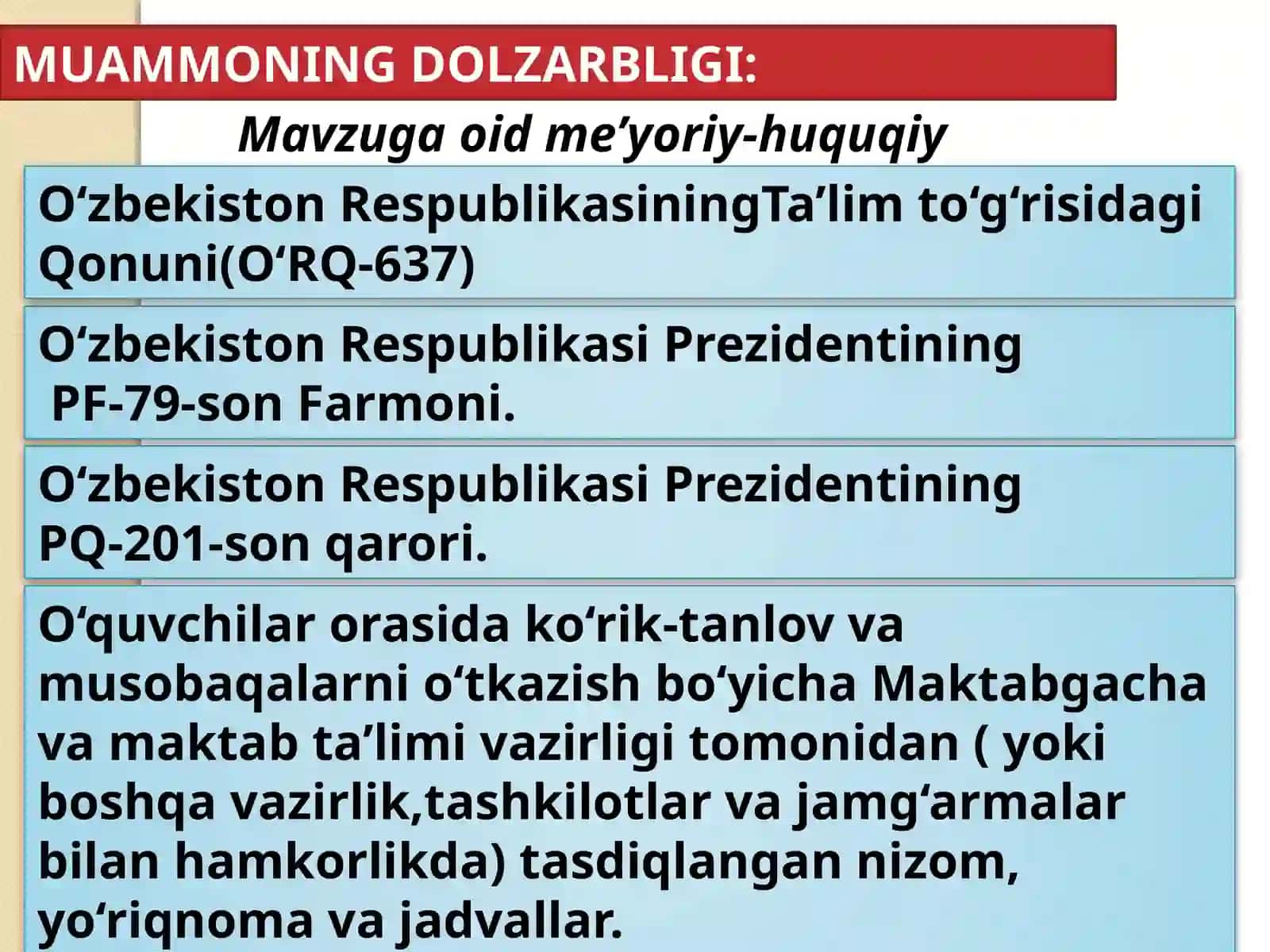 Maktabda o‘tkaziladigan musobaqa va tanlovlarning shaffofligini ta’minlash 3