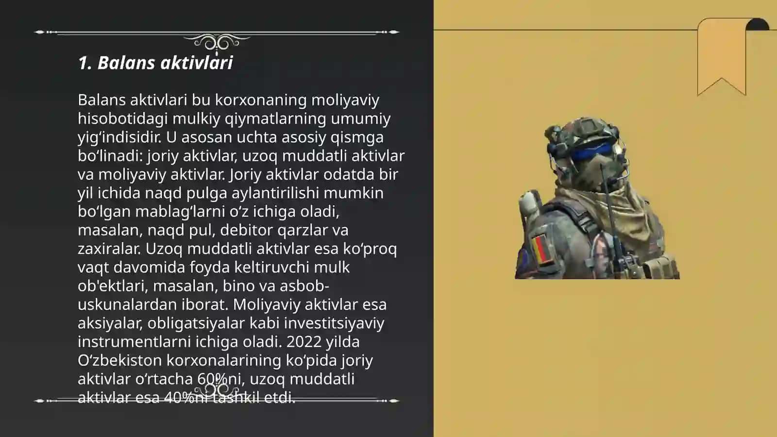 Balans aktivlari 3