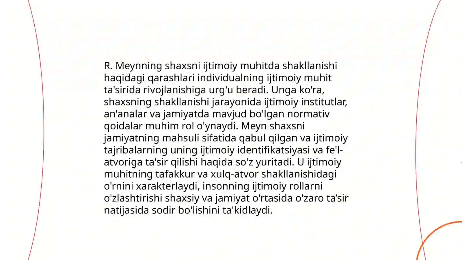 R.Meyning shaxs haqidagi qarashlari 3