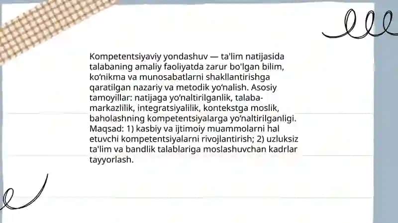 Kompetentsiyaviy yondashuv mohiyati va amalyoti 3