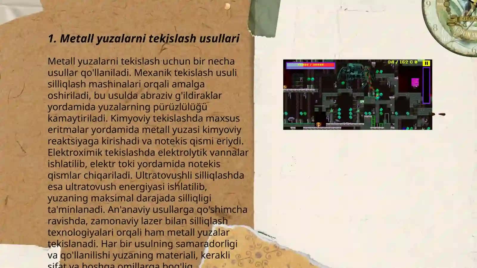 Metallarni tekislash texnalogiyasi 3