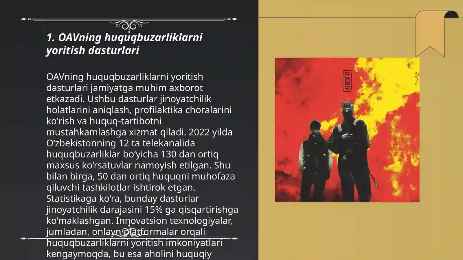 huquqbuzarliklarni oldini olishda OAV ning tutgan o'rni 3