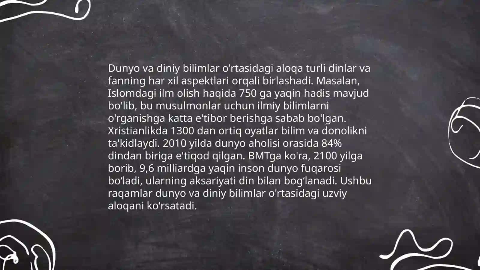Dun'yoviy va diniy bilimlar mutanosibligini ta'minlashning ahamiyati 3