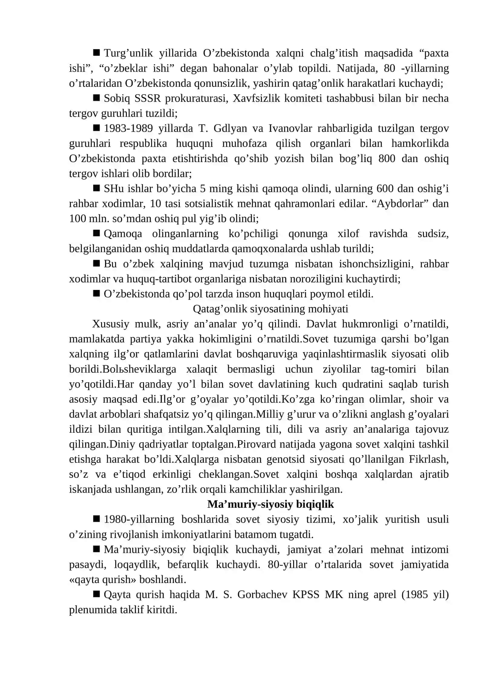 O’zbekistondagi ijtimoiy-iqtisodiy jarayonlar 3