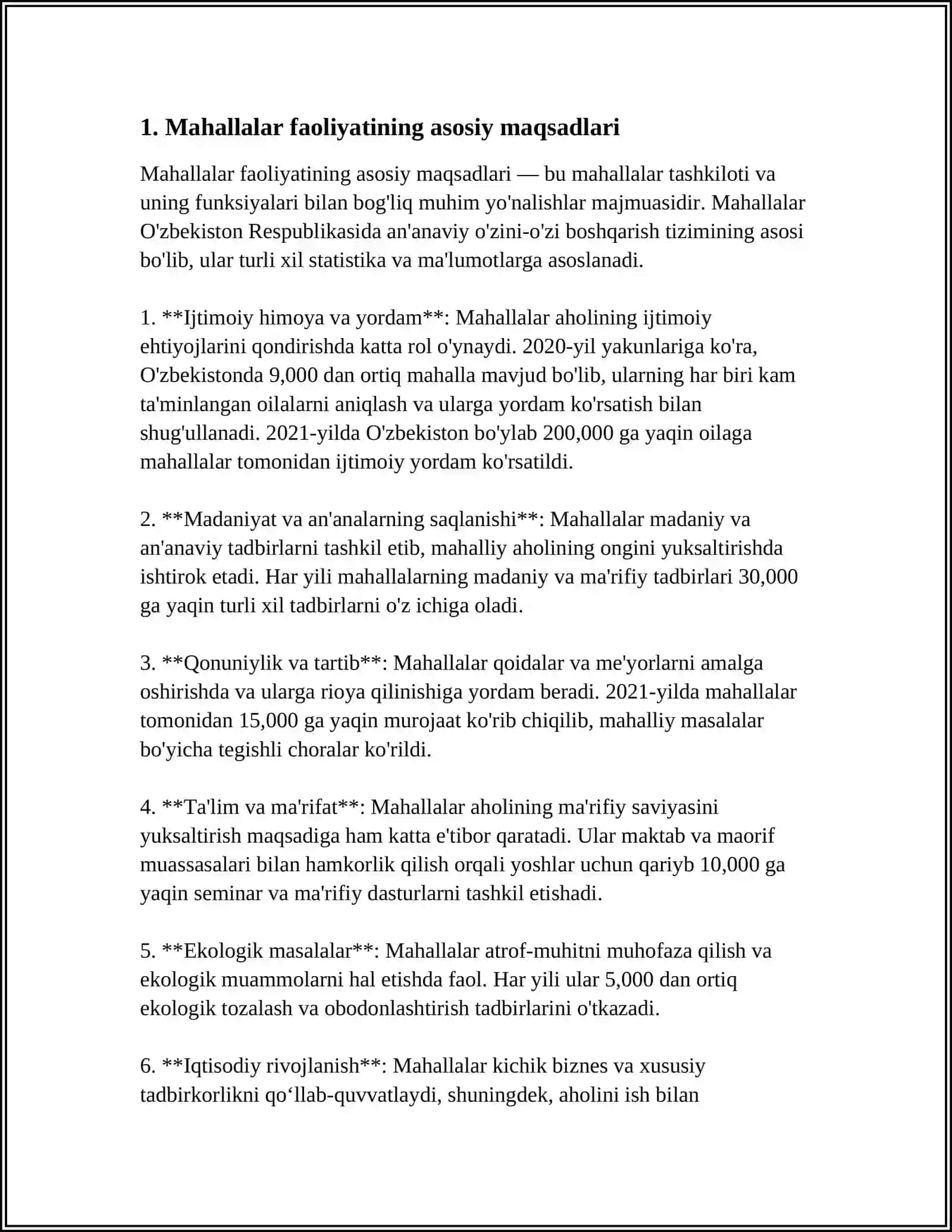 SOS O'ZBEKISTON BOLALAR MAHALLALARI FAOLIYAT YURITISH TARTIBI HAQIDA 3