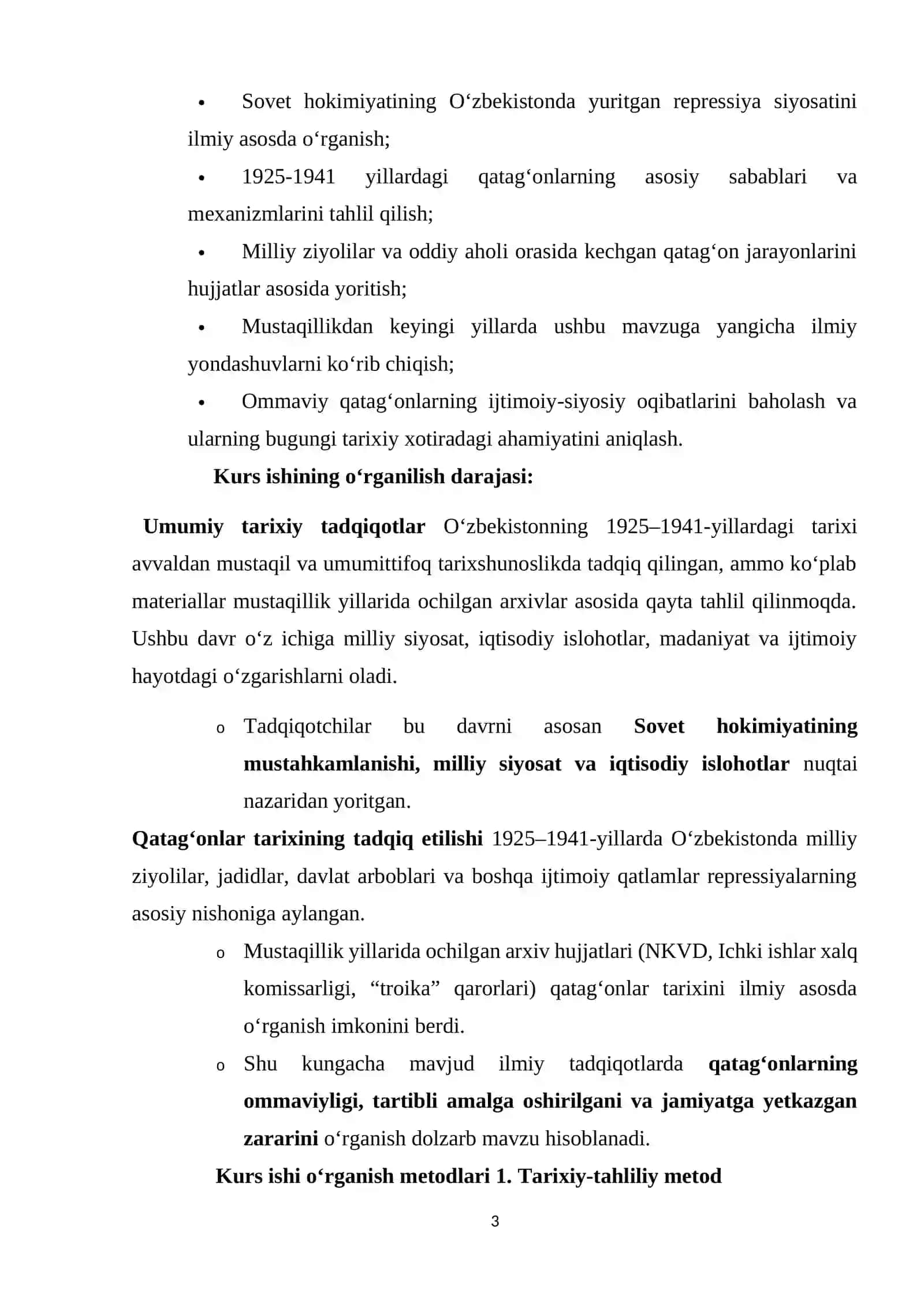 OʻZBEKISTONNING 1925–1941 YILLARDAGI TARIXINI YORITUVCHI MANBALAR; QATAGʻONLAR TARIXI AKS ETGAN HUJJATLAR 3
