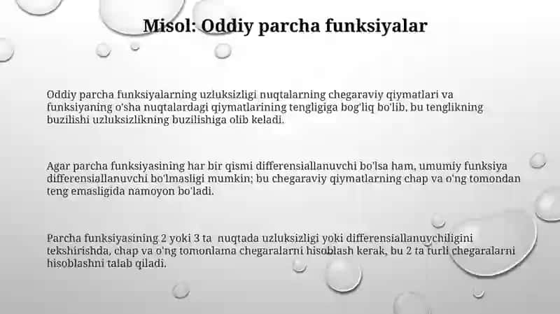 Kóp ózgaruvchili oshkormas funksiya uzluksizligi va differentsiallanuvchiligi 3