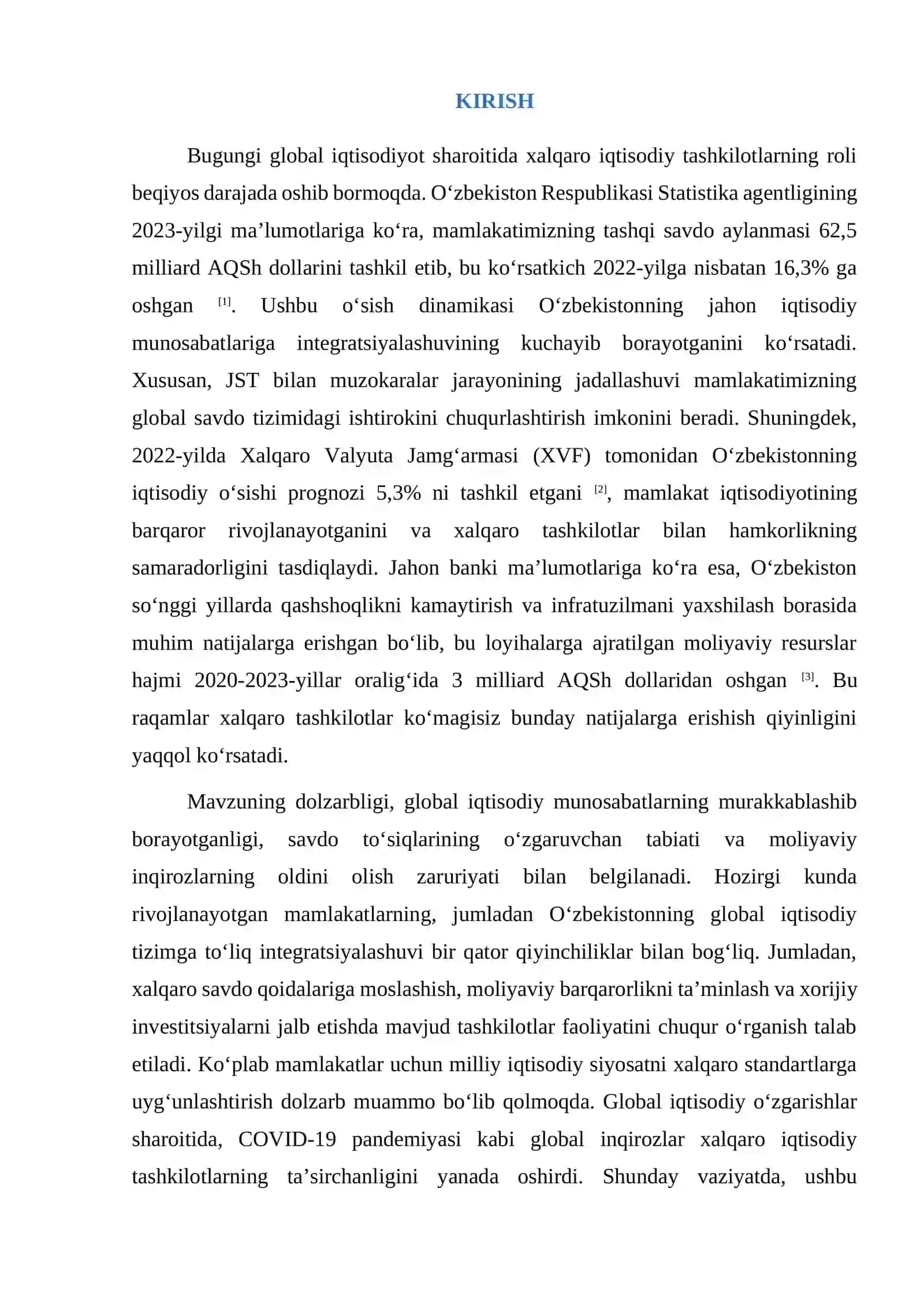 Xalqaro iqtisodiy tashkilotlar va ularning faoliyati 3