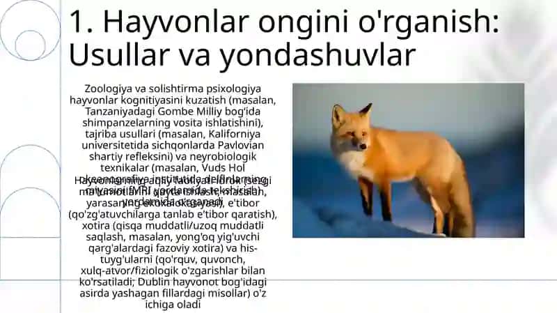 Zoopsixologiya va qiyosiy psixologiyaga kirish 3