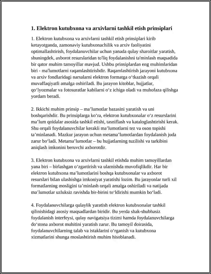 Elektron Kutubxona va Arxivlar 3