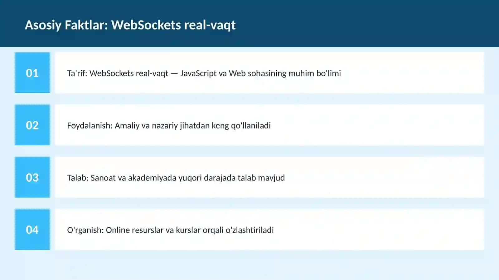 DASTURLASH | JAVASCRIPT VA WEB 3
