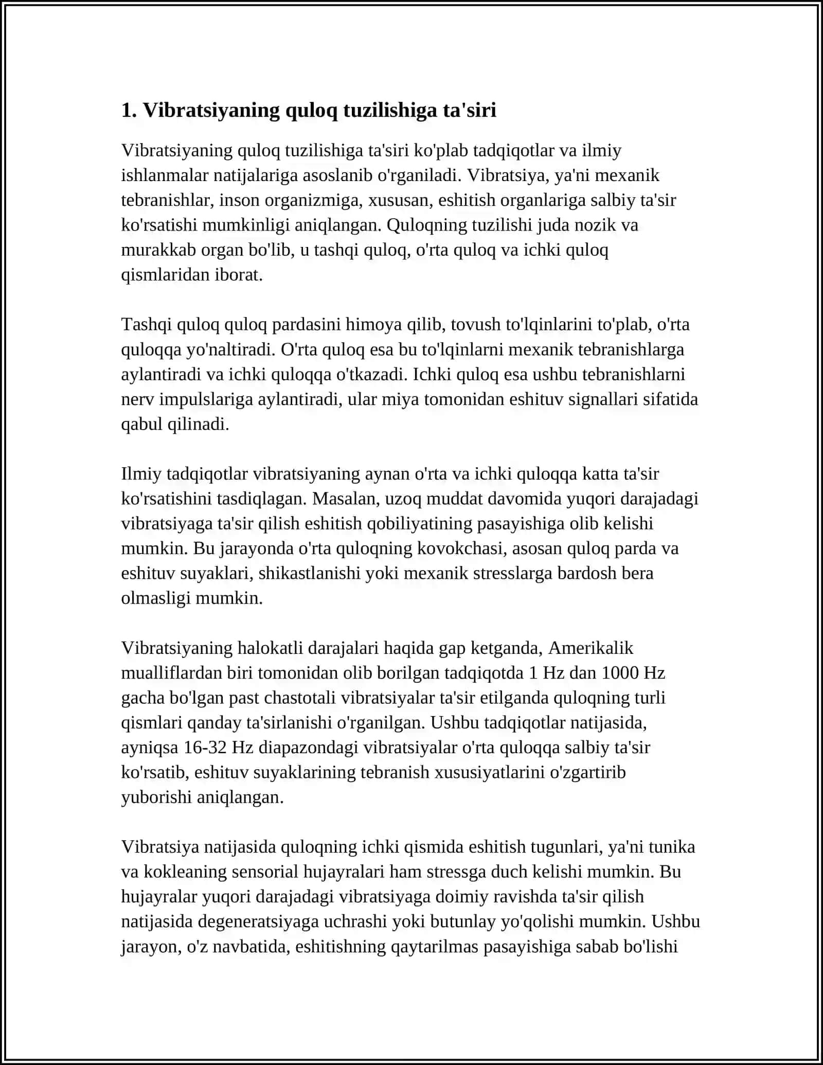 VIBRATSIYANING ESHITISH VA MUVOZANAT ORGANLARI TUZILISHIGAA TASIRI 3