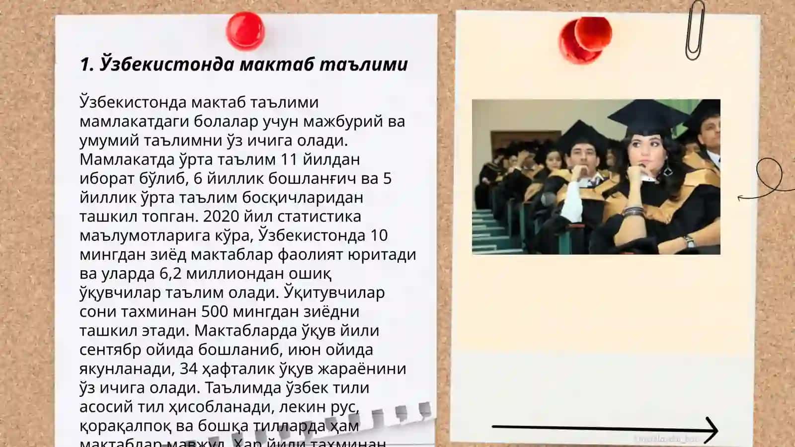 Ўзбекистонда мактаб таълими 3