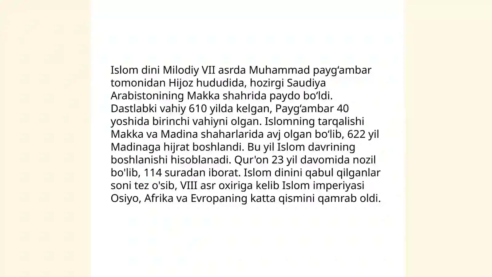 Islom dini va asosiy gʻoyalari 3